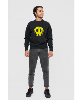 Світшот YAPPI чоловічий  чорний "Smile"