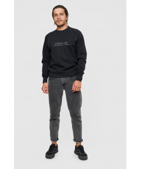 Свитшот YAPPI мужской черный "Свитшот для важных встреч"