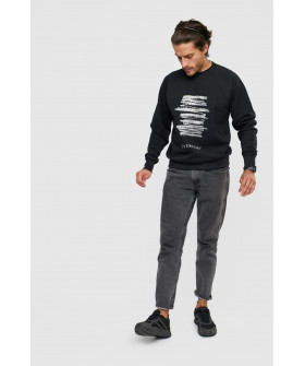 Свитшот YAPPI мужской черный "Everyday"