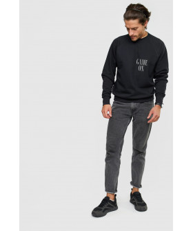 Свитшот YAPPI мужской черный "Game on"