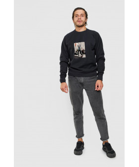 Свитшот YAPPI мужской черный "Party"