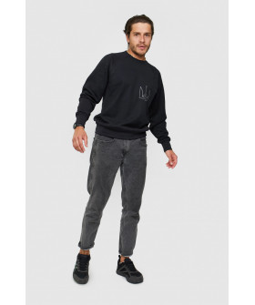 Свитшот YAPPI мужской черный "Любовь"