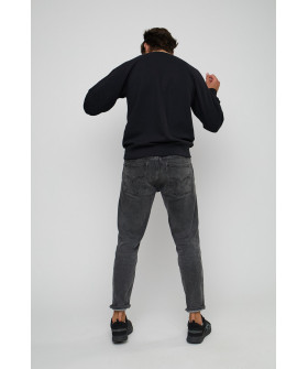 Sweatshirt YAPPI men's black "Love"