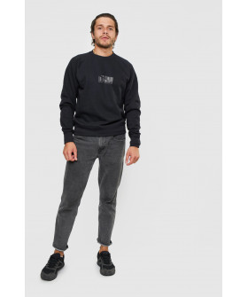 Свитшот YAPPI мужской черный "Break the system"