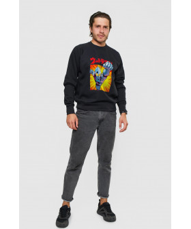 Свитшот YAPPI мужской черный "Anime"