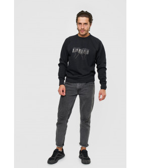 Свитшот YAPPI мужской черный "music code"