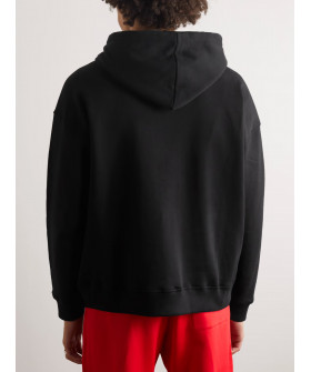 Hoodie for men YAPPI black with fleece