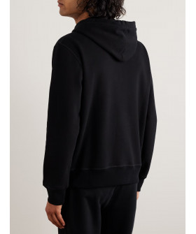 Hoodie for men YAPPI black with fleece