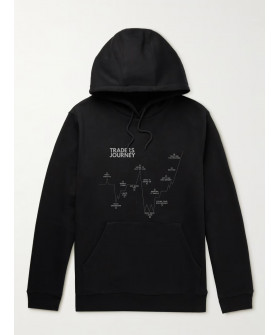 Hoodie for men YAPPI black with fleece