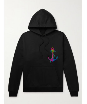 Hoodie for men YAPPI black with fleece