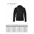 Hoodie for men YAPPI black with fleece