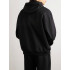 Hoodie for men YAPPI black with fleece