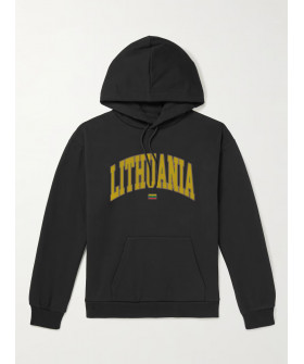 Hoodie for men YAPPI black with fleece