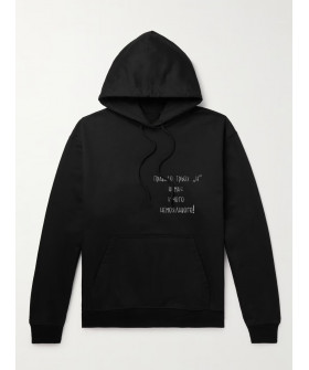 Hoodie for men YAPPI black with fleece