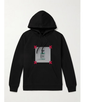 Hoodie for men YAPPI black with fleece