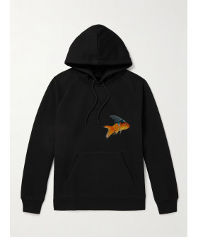 Hoodie for men YAPPI black with fleece