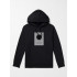 Hoodie for men YAPPI black with fleece