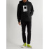 Hoodie for men YAPPI black with fleece