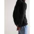 Hoodie for men YAPPI black with fleece