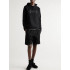 Hoodie for men YAPPI black with fleece