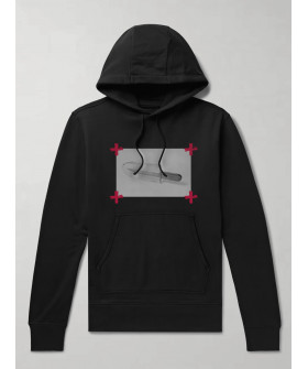 Hoodie for men YAPPI black with fleece