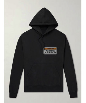 Hoodie for men YAPPI black with fleece