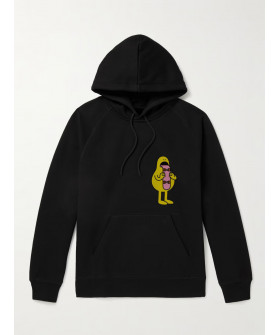 Hoodie for men YAPPI black with fleece