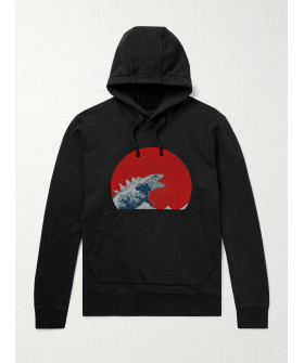 Hoodie for men YAPPI black with fleece