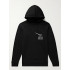 Hoodie for men YAPPI black with fleece