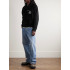 Hoodie for men YAPPI black with fleece