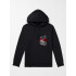 Hoodie for men YAPPI black with fleece