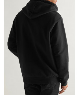 Hoodie for men YAPPI black with fleece