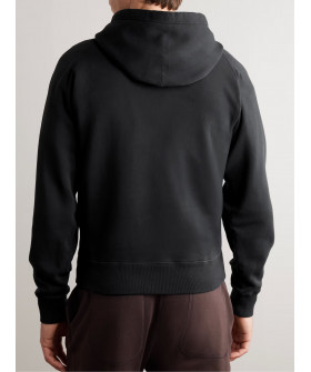 Hoodie for men YAPPI black with fleece