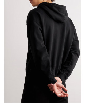 Hoodie for men YAPPI black with fleece