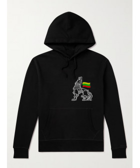 Hoodie for men YAPPI black with fleece