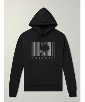 Hoodie for men YAPPI black with fleece