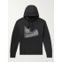 Hoodie for men YAPPI black with fleece