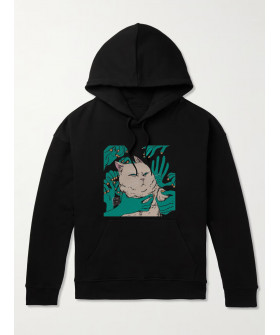 Худі чоловіча YAPPI чорна з флісом