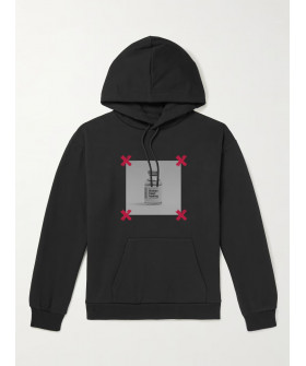 Hoodie for men YAPPI black with fleece