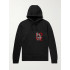 Hoodie for men YAPPI black with fleece