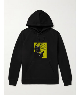 Hoodie for men YAPPI black with fleece