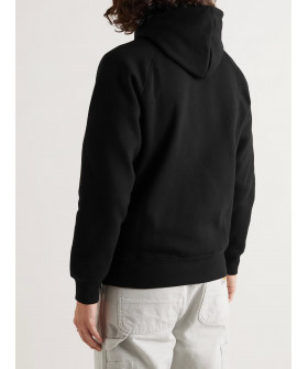 Hoodie for men YAPPI black with fleece