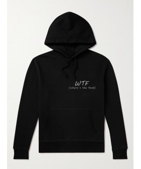 Hoodie for men YAPPI black with fleece