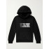 Hoodie for men YAPPI black with fleece