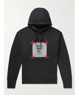 Худі чоловіча YAPPI чорна з флісом