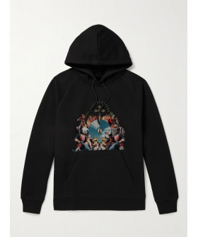 Hoodie for men YAPPI black with fleece