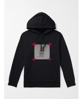 Hoodie for men YAPPI black with fleece