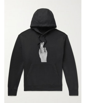 Худі чоловіча YAPPI чорна з флісом