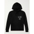 Hoodie for men YAPPI black with fleece