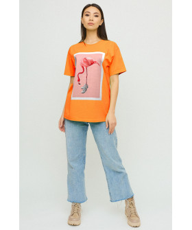 Футболка Oversize / air print /